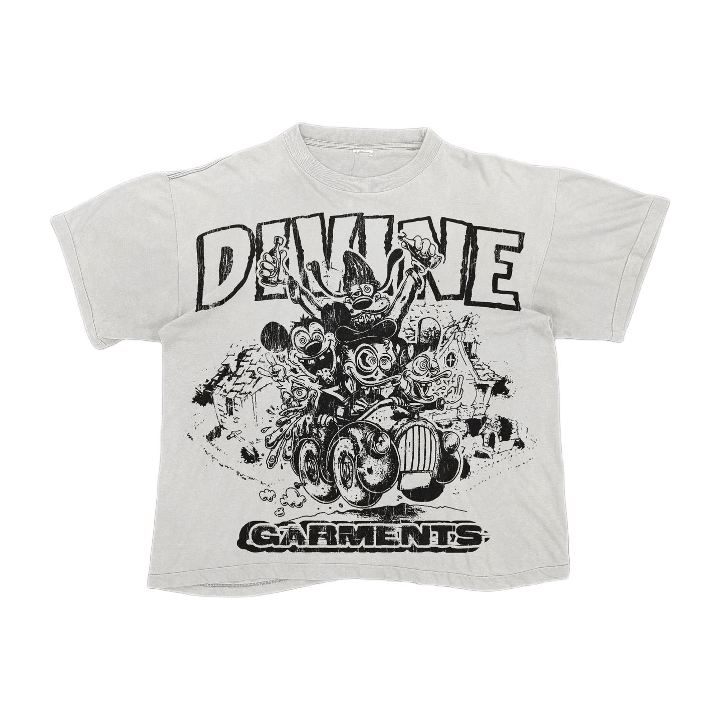 " Divine Garmnts " Distressed T Shirt