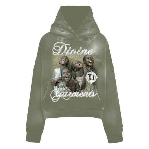 "KIDS AT WAR" JADED HOODIE